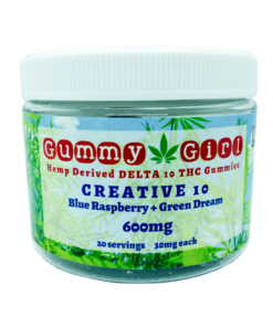 Creative 10 600 mg Delta 10 THC Gummies by Gummy Girl