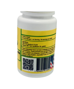 1.5 mg Delta 9 THC Soft Gels 900 mg Full Spectrum CBD Soft Gels